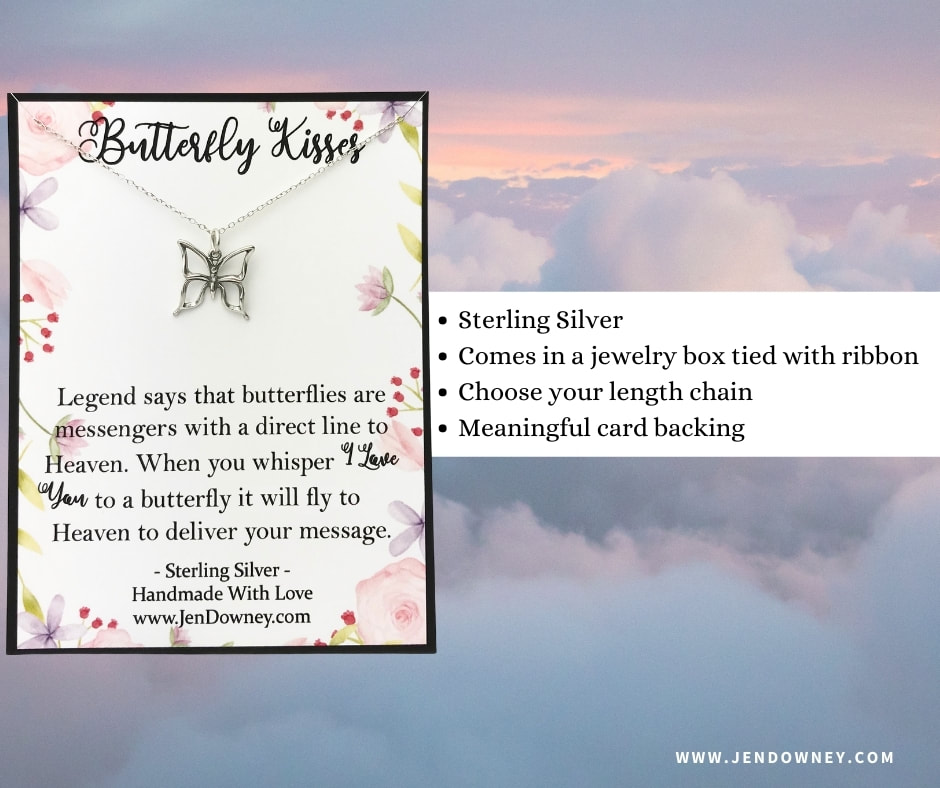Meaningful sympathy gift butterflies from heaven